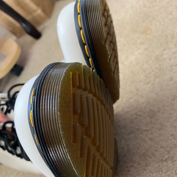 Dr. Martens 1460 smooth White Leather Boots - Picture 5 of 6